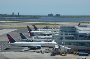 Delta aircraft at JFK