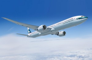 A rendering of the 777-9x