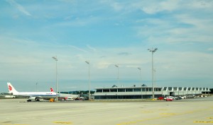 An Air China jet at Lufthansa's hub in Munich