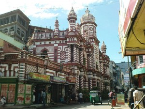 Muslim Mosque in Colombo, Sri Lanka