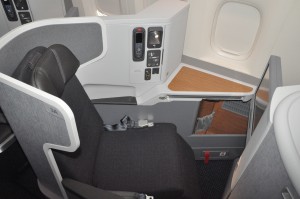 Business class in American's new 777-300ER