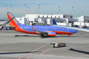 Southwest Aircraft parked in Seattle