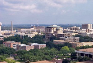A portion of the Texas A&M University campus