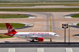 A Virgin America aircraft