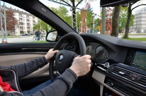 Behind the wheel of a BMW ActiveHybrid 5