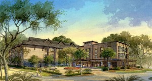 A rendering of the Andell Inn